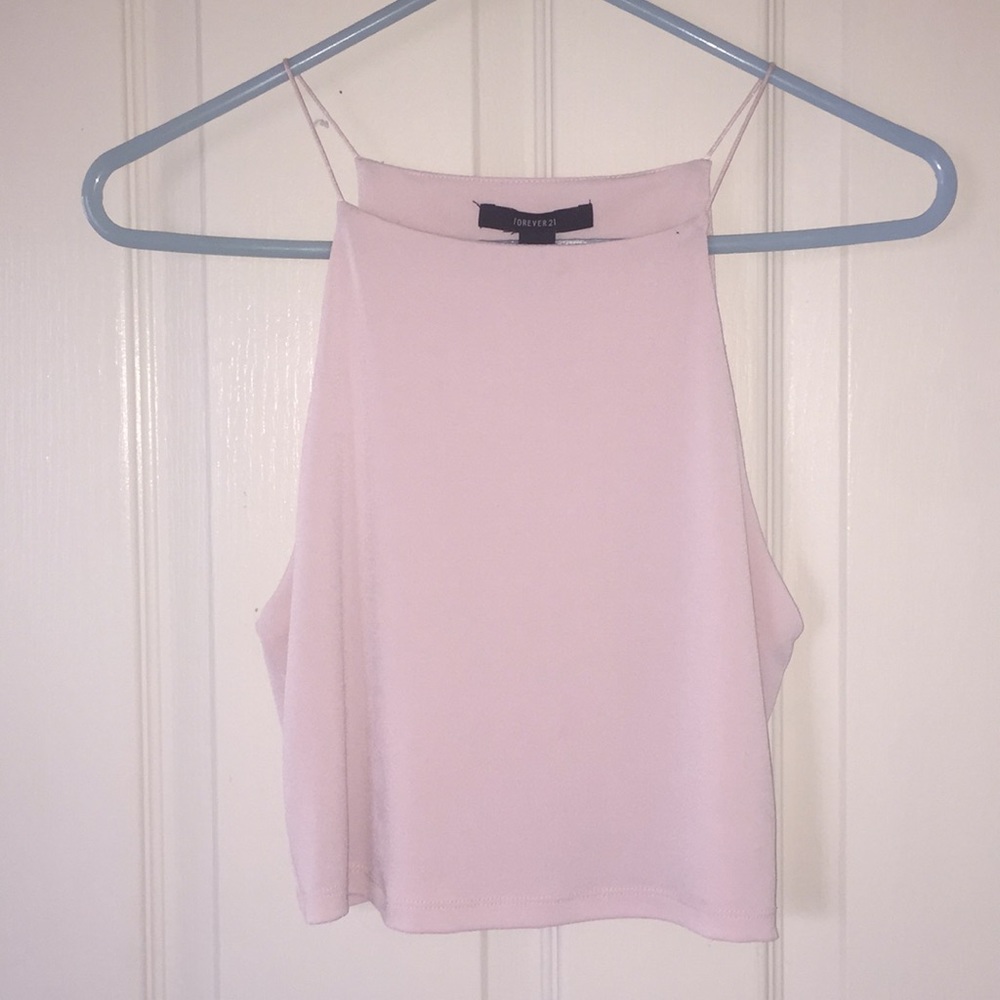 Forever 21 Cropped Halter Top